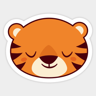 Kawaii Cute Kitten Tiger Sticker